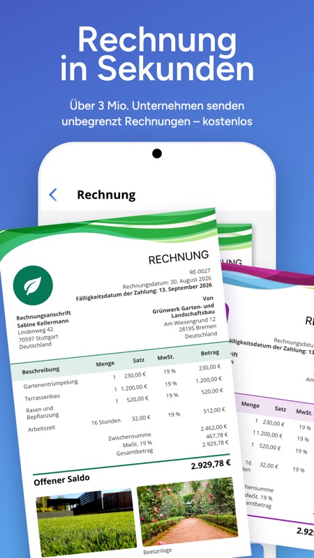 Rechnung in Sekunden