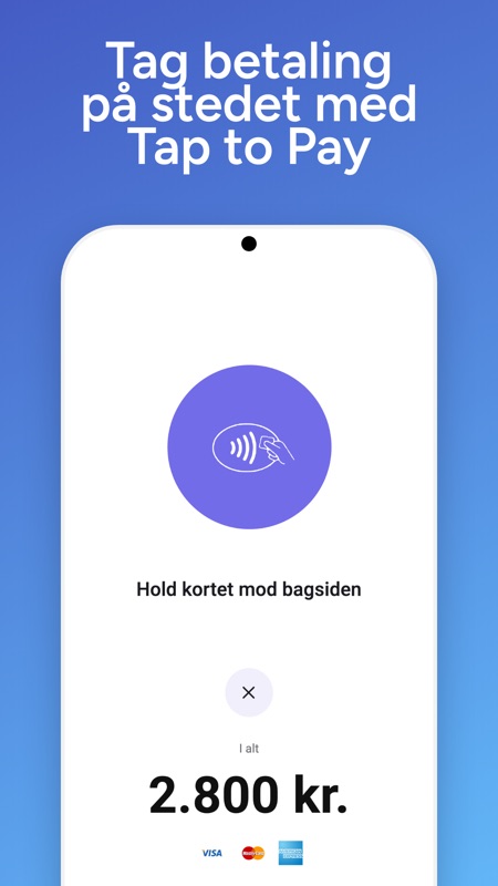 Tag betaling på stedet med Tap to Pay