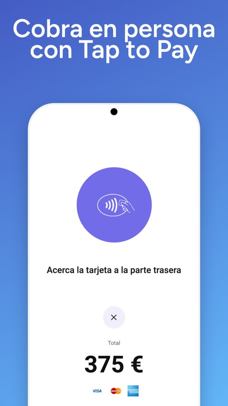 Cobra en persona con Tap to Pay