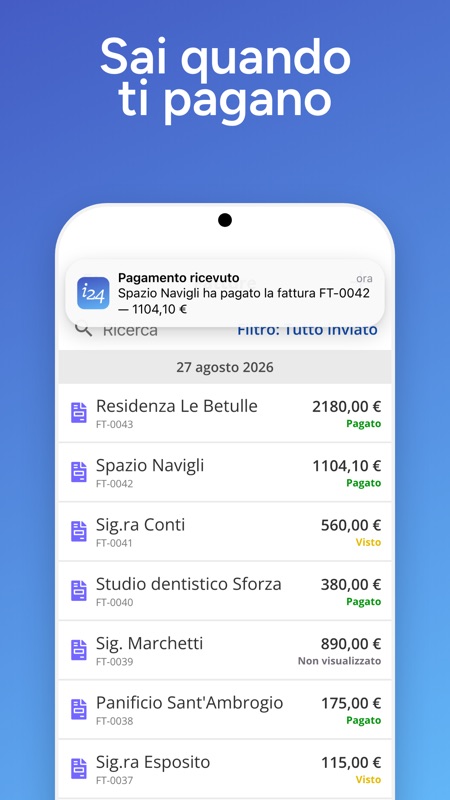 Sai quando ti pagano