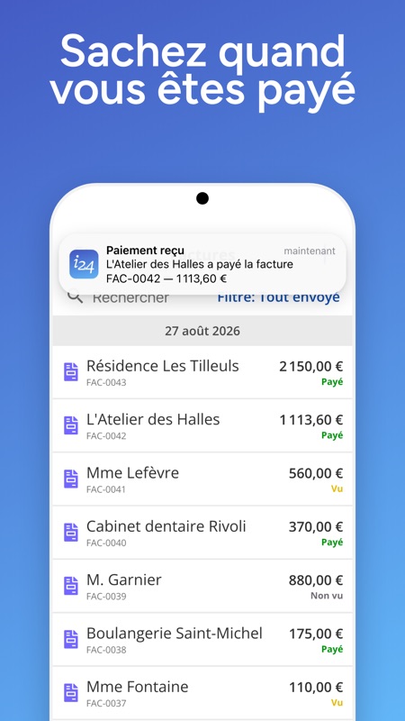 Sachez quand vous êtes payé