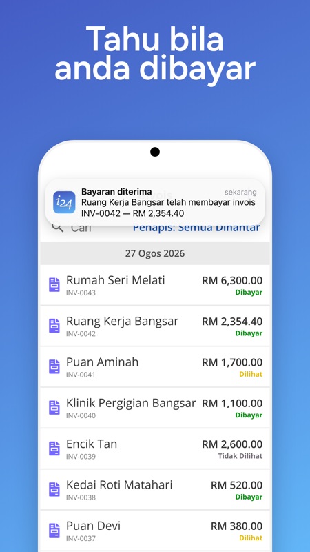 Tahu bila anda dibayar