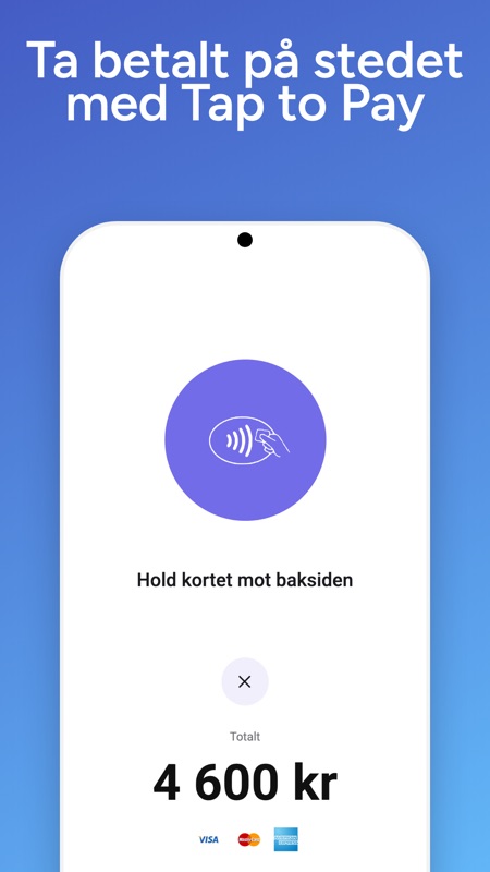 Ta betalt på stedet med Tap to Pay