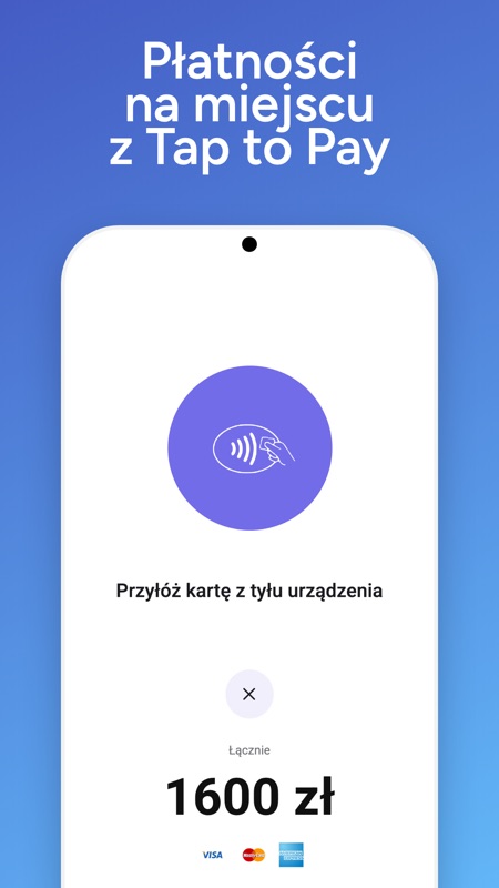 Płatności na miejscu z Tap to Pay