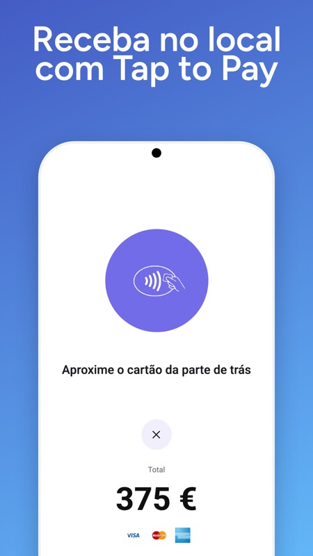 Receba no local com Tap to Pay