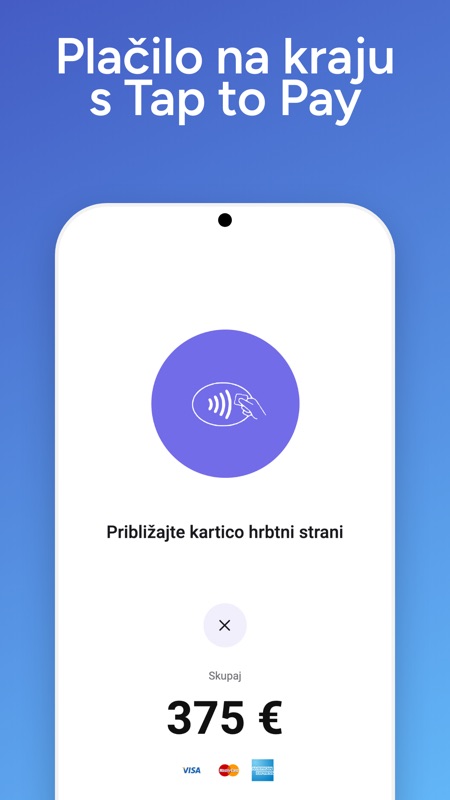 Plačilo na kraju s Tap to Pay