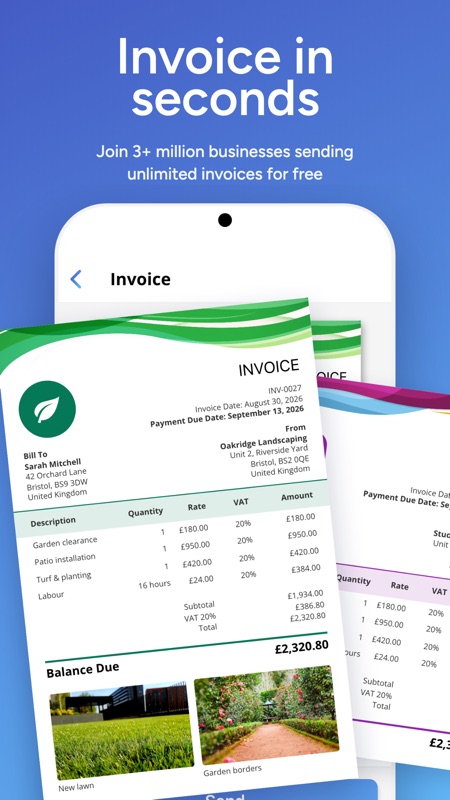 Invoice in seconds