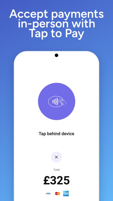 Accept payments in-person with Tap to Pay