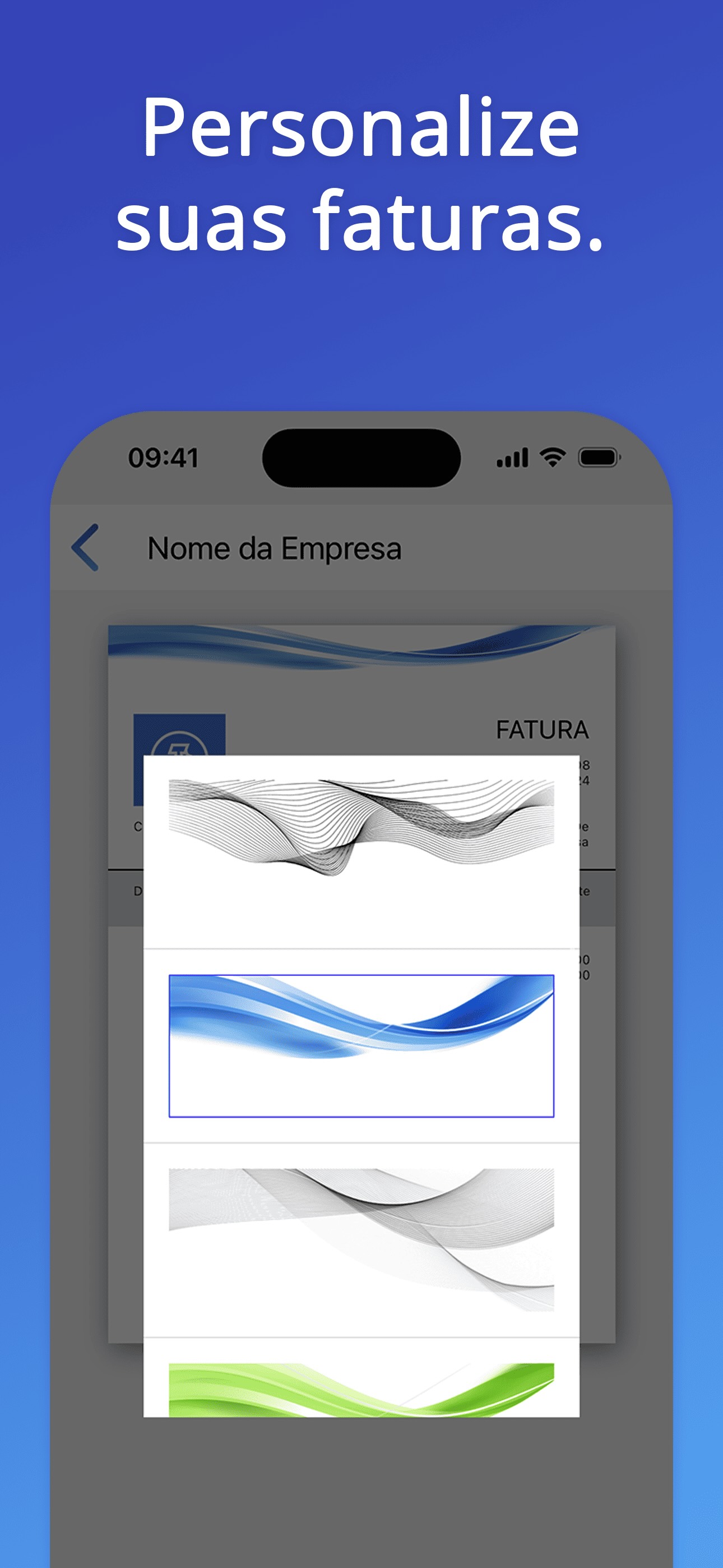 Personalize com a cara do seu negócio