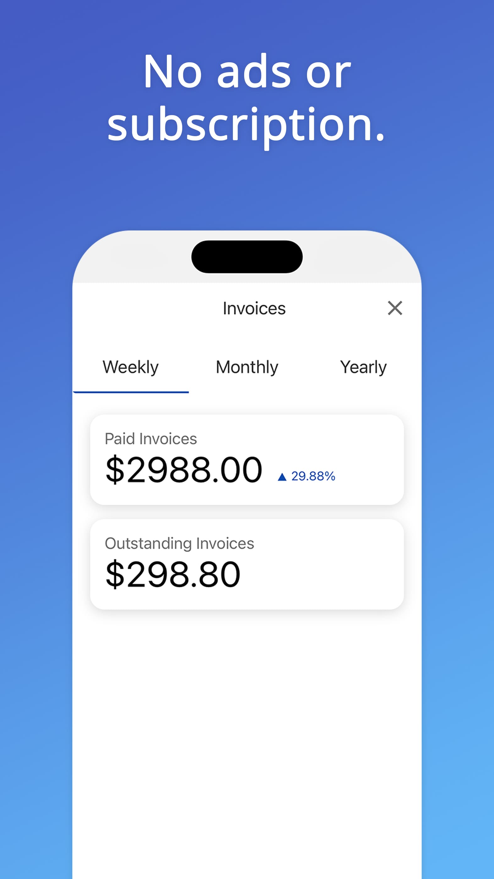 Track your income