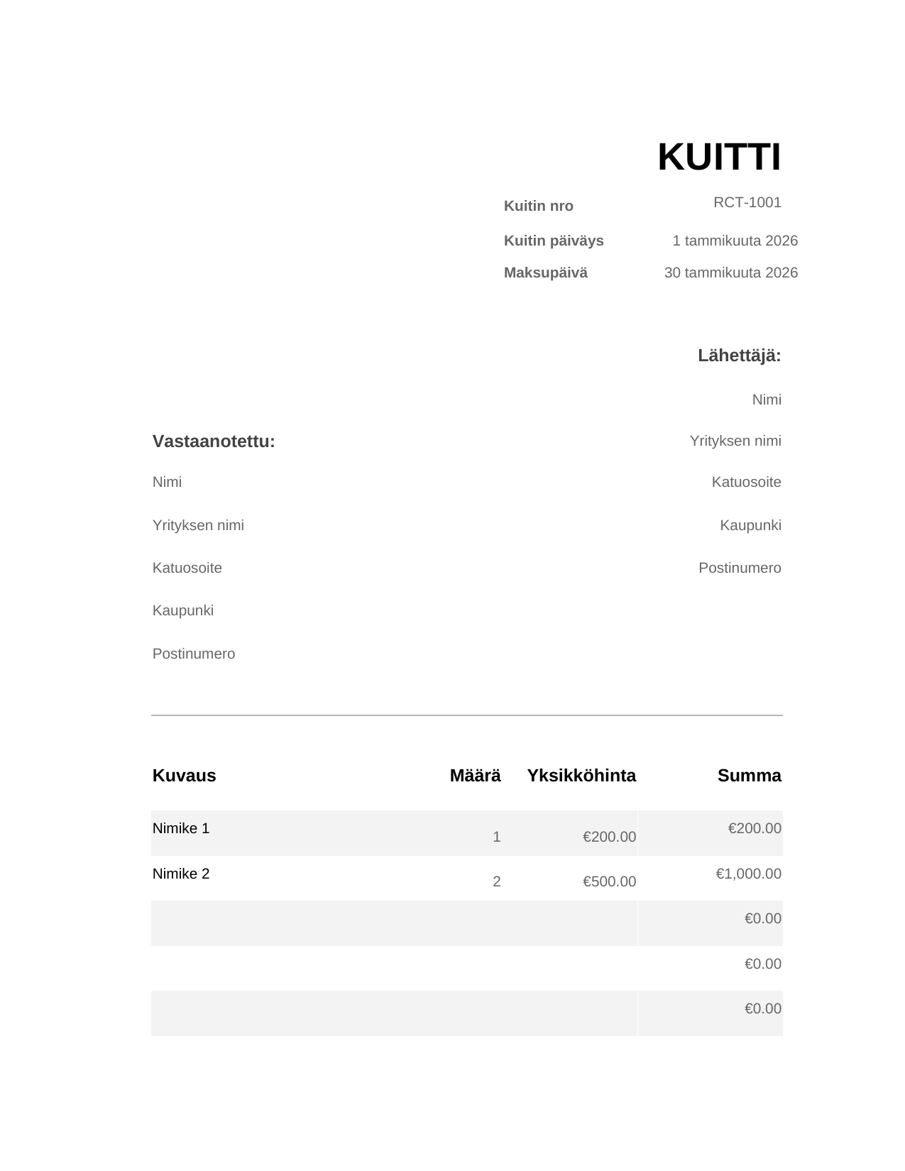 Kuitti KUITTI